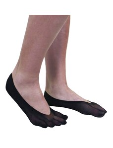 PLAIN BALLERINA prstové nylonové ponožky do balerín ToeToe černá 35-42