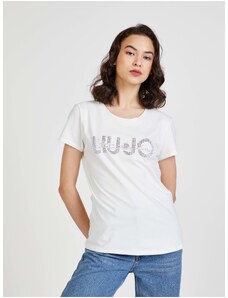 Bílé dámské tričko Liu Jo - Dámské