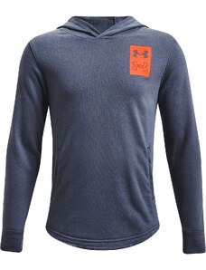 Mikina s kapucí Under Armour UA Rival Terry Hoodie-BLU 1370206-496