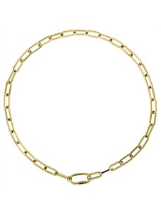 Manoki Ocelový náhrdelník Juliana Gold, chirurgická ocel, choker