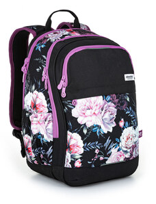Studentský batoh s květinami RUBI 22027