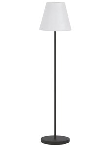 Bílá plastová zahradní stojací LED lampa Kave Home Amaray 150 cm