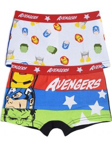 DVOJBALENÍ BOXEREK AVENGERS MARVEL - BÍLÁ/BAREVNÁ