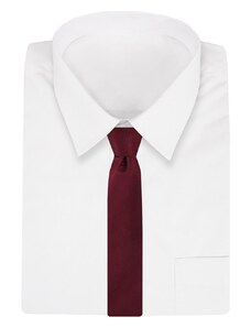 Bordó kravata s jemnými pruhy Angelo di Monti