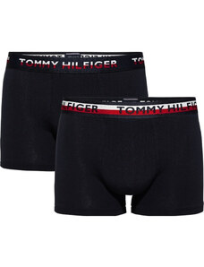 Tommy Hilfiger pánské černé boxerky 2pack