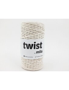 MILA TWIST šňůra 3mm/100m - Přírodní
