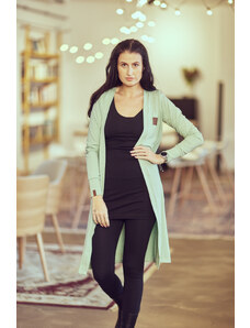 JAKOMAMACZ Úpletový Cardigan GREEN Melange - Dámský