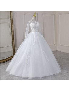 Donna Bridal svatební šaty s perličkami a originální třpytivou sukní + SPODNICE ZDARMA