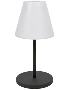 Bílá plastová zahradní stolní LED lampa Kave Home Amaray