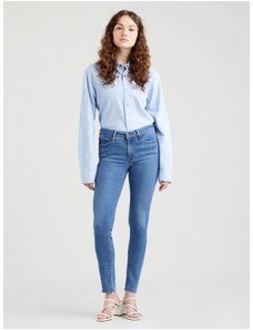 Levi's Modré dámské skinny fit džíny Levi's 711 - Dámské