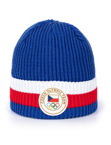 Alpine Pro RAŠKOVKA 2 MODRÁ Pletená zimní čepice z olympijské kolekce