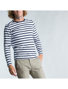 TRIBORD Pánské námořnické tričko Sailing 100 s dlouhým rukávem