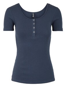 PIECES Tričko 'Kitte' marine modrá