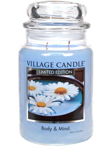 Village Candle – vonná svíčka Body & Mind (Tělo a mysl), 602 g