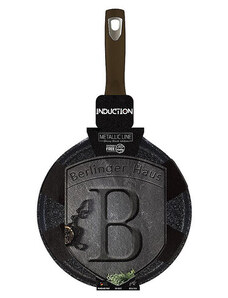Berlingerhaus na palačinky s mramorovým povrchem Shiny Black Collection 25 cm BH-6613