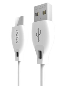 Dudao kabel USB typu C 2.1A 1m (L4T 1m) Bílý
