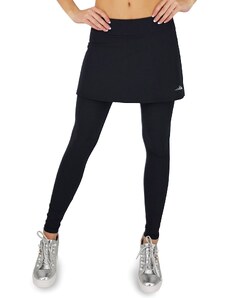 NEYWER Dámská sportovní elastická sukně s legínami černá ES500