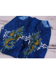BAZAR šortky bermudy Reward modré s drakem