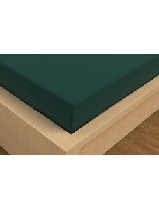Kvalitex satén prostěradlo Luxury Collection tmavě zelené 160x200 Prostěradlo vhodné pro: výšku matrace do 15cm