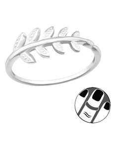 OLIVIE Stříbrný midi prsten VĚTVIČKA 5776