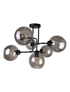 Keter Lighting Přisazený lustr OSMO 6xE27/60W/230V černá NA0212