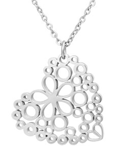 BM Jewellery Dámský náhrdelník srdce z chirurgické oceli S113187080