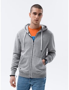 Pánská mikina Ombre Sweatshirt B977-1 Grey Melange