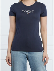 Tommy Jeans dámské tmavě modré tričko