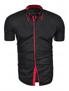 Risardi Pánská košile cd24 - černá / červená