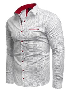 Risardi Pánská košile s dlouhým rukávem 610 - bílá