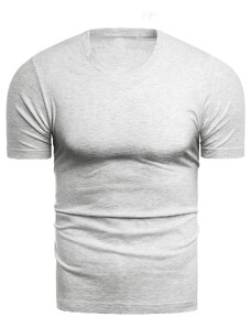 Risardi Pánské tričko t-shirt v-neck - šedé