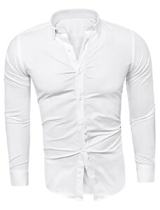 Risardi Pánská košile s dlouhým rukávem rl54 - bílá