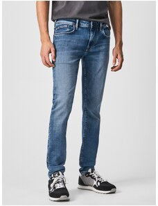 Modré pánské slim fit džíny Pepe Jeans Finsbury - Pánské