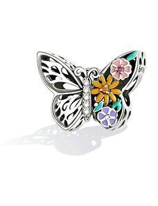 P&J Jewellery Stříbrný přívěsek Jarní motýlek SB99