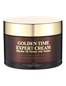 RONAS Co., Ltd. RONAS Golden Time Expert Cream - Protivráskový výživný krém s 24-karátovým zlatem / 100ml