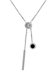 Victoria Filippi Stainless Steel Ocelový náhrdelník se zirkony Stephanie - chirurgická ocel