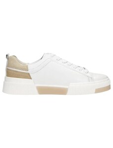 Wojas Trendy Bílé Dámské Sneakersy S Béžovými Detaily