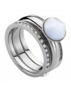 Prsten STORM Aamina Ring Silver L 9980603/S/L