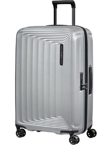 Samsonite Skořepinový cestovní kufr Nuon EXP 79/86 l stříbrná