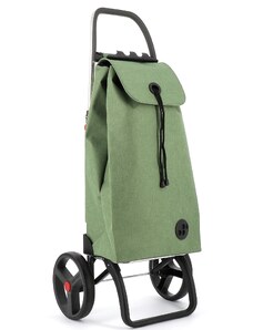 Rolser I-Max Tweed 2 Logic RSG nákupní taška na velkých kolečkách, zelená