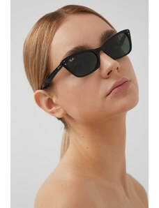 Sluneční brýle Ray-Ban LADY BURBANK dámské, černá barva, 0RB2299