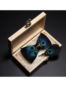 RICK NEER Luxusní motýlek s broží RN548