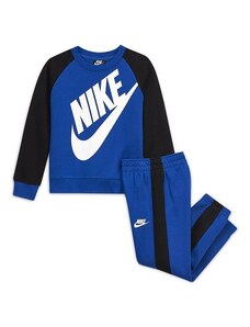 Dětský Nike Oversized Crew Set / Modrá, Černá