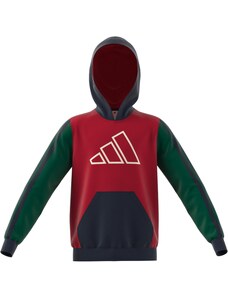 Dětská Adidas Stripe Hoodie / Černá, Červená / M