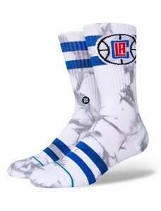 Stance Los Angeles Clippers Dyed Socks / Bílá, Šedá