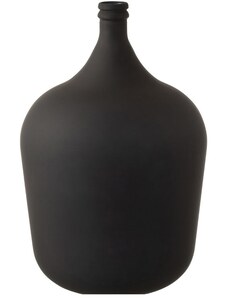 Matně černá skleněná váza J-line Olivius 56 cm