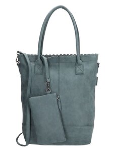 Beagles Modrý elegantní set kabelka + peněženka „Marry“