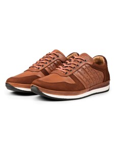 Ducavelli Cool Genuine Leather Men's Daily Shoes, Casual Shoes, 100% Leather Shoes 4 Season Shoes Tan
