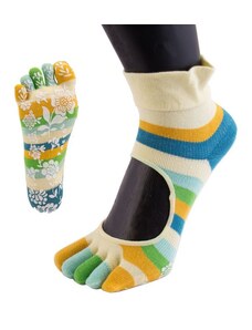 SERENE joga prstové protiskluzové ponožky ToeToe žlutá M