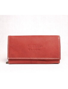 Kožená peněženka Wild Tiger červená XL
